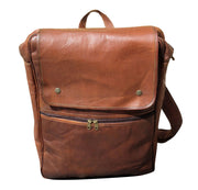 LEATHER VINTAGE LOOK HANDSOME BACKPACK