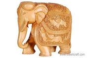 ELEPHANT WOOD CARVING HANDICRAFTS