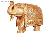 ELEPHANT WOOD CARVING HANDICRAFTS