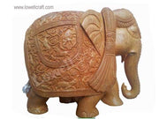 ELEPHANT WOOD CARVING HANDICRAFTS