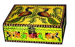 DECORATIVE WOODEN JEWELERY BOX