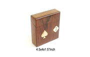 Wooden Playing Card Holder