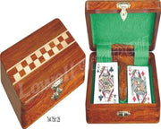wood Playing Card Deck Case