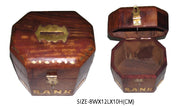 Wooden Money Bank hexagonal Box
