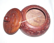 Handcrafted Wood Pill Box