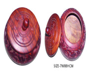 Handcrafted Wood Pill Box