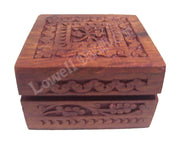 WOODEN MUGHAL JEWELERY BOX