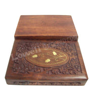 WOODEN  CARVING JEWELERY BOX
