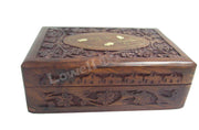 WOODEN  CARVING JEWELERY BOX