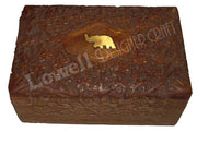 WOODEN DECORATIVE JEWELRY BOX