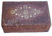 WOODEN DECORATIVE JEWELRY BOX