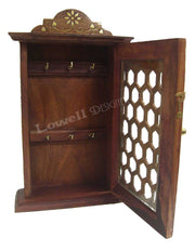 WOODEN KEY HOLDER BOX