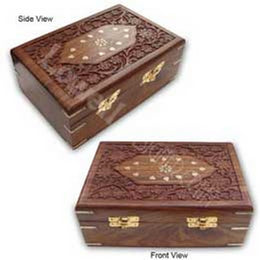 ELEGANT ROSEWOOD JEWELERY BOX ORGANIZER