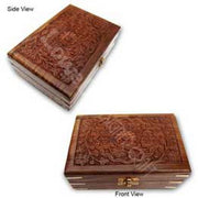 FLORAL DESIGN HANDCRAFTED WOODEN BOX
