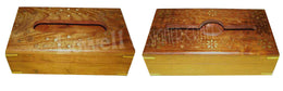 WOODEN TISSUE BOX, TISSUE PAPER HOLDER