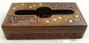 WOODEN TISSUE BOX, TISSUE PAPER NAPKIN HOLDER