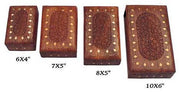 Wooden Carved White Decoration Jewelry Box