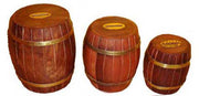 Wood Handcrafted Money Bank (11 x 10.5 x 13.5 cm, Brown)