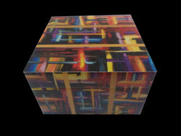 MULTI COLOR DIGITAL PRINT WOODEN BOX  (5