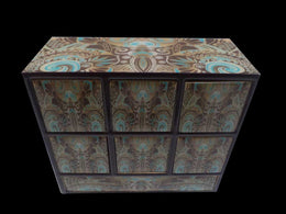 DRAWL ENAMEL WOODEN BOX ( 7.5