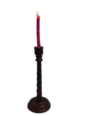 Wooden Candle Stand Rope Design