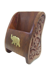 Wooden Mobile Stand/Visiting Card Holder