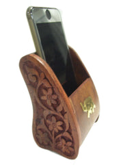 Wooden Mobile Stand/Visiting Card Holder