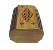 Oval Wooden Pen Stand & Holder