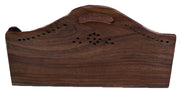 Quality Carved Mango solid Wood With-Inlaid letter/paper rack