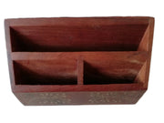Handmade Wooden Letter Rack Or Study Desk Organizer