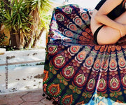 MANDALA ROUND TAPESTRY-BEACH THROWS