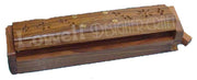 WOODEN FLOWER INCENSE HOLDER BOX