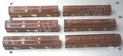 WOODEN FLOWER INCENSE HOLDER BOX
