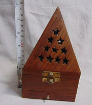 Wooden Loban Burner Pyramid Shape
