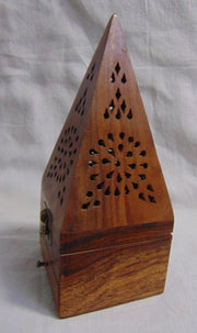 Wooden Loban Burner Pyramid Shape