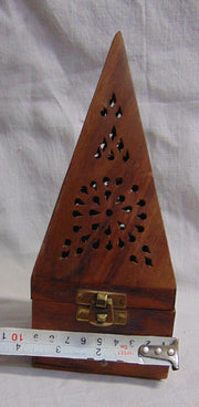 Wooden Loban Burner Pyramid Shape