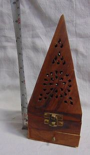 Wooden Loban Burner Pyramid Shape