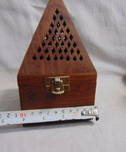 Wooden Loban Burner Pyramid Shape