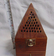 Wooden Loban Burner Pyramid Shape