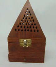 Wooden Loban Burner Pyramid Shape