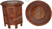WOODEN ROUND TABLE