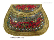 ANTIQUE BRASS METAL VINTAGE CLUTCH BAG