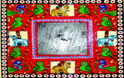 PAINTED WOODEN PHOTO FRAME