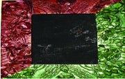 PAINTED WOODEN PHOTO FRAME