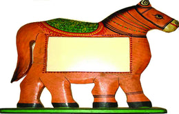 HORSE WOODEN PHOTO FRAME