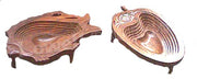 MANGO & APPLE SHAPE  WOODEN TRAY /BOWL