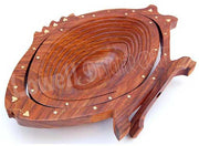 MANGO & APPLE SHAPE  WOODEN TRAY /BOWL