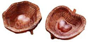 MANGO & APPLE SHAPE  WOODEN TRAY /BOWL
