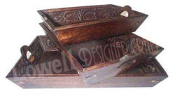 Wood design  fancy serving trays