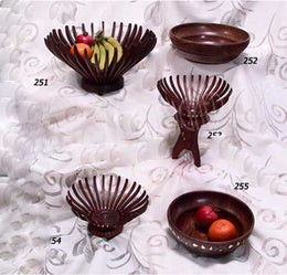 WOODEN FRUIT BASKET